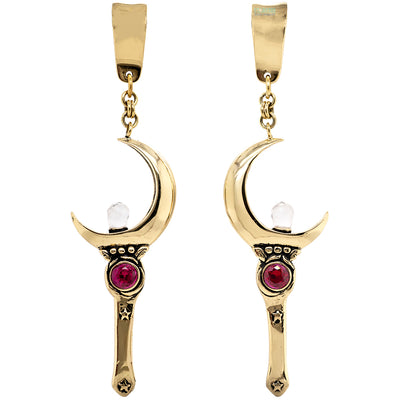 "Moon Sticks" Weights with Gemstones