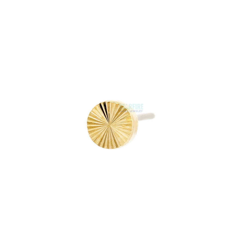 threadless: Ray Disc End in Gold