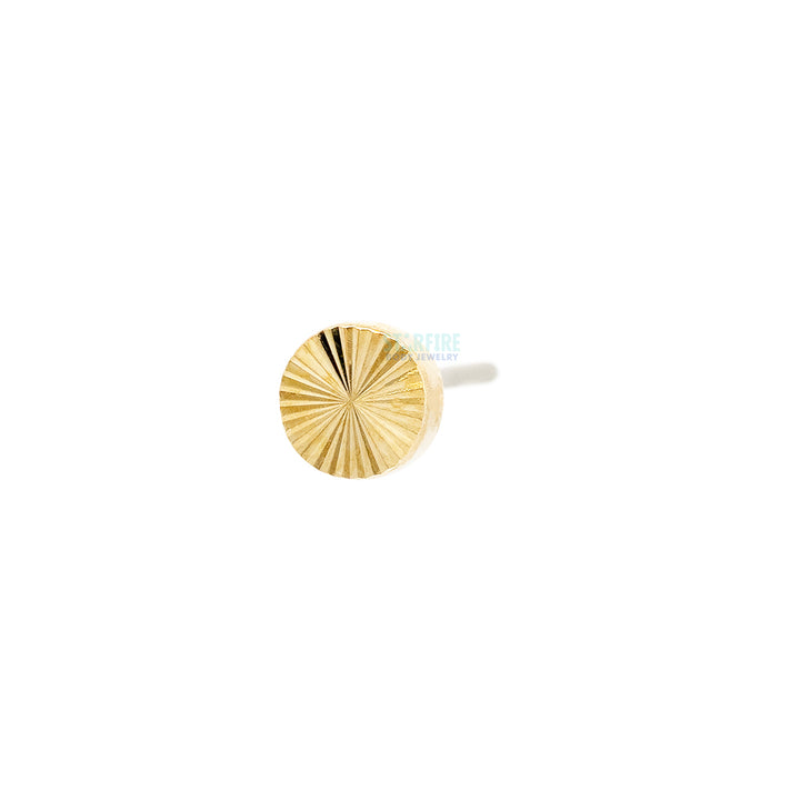 threadless: Ray Disc End in Gold