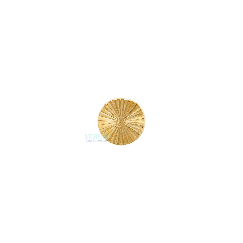 threadless: Ray Disc End in Gold