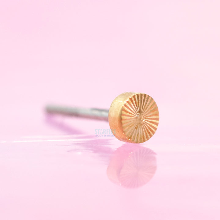 threadless: Ray Disc End in Gold