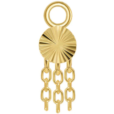 "Nyx" Chain Charm in Gold