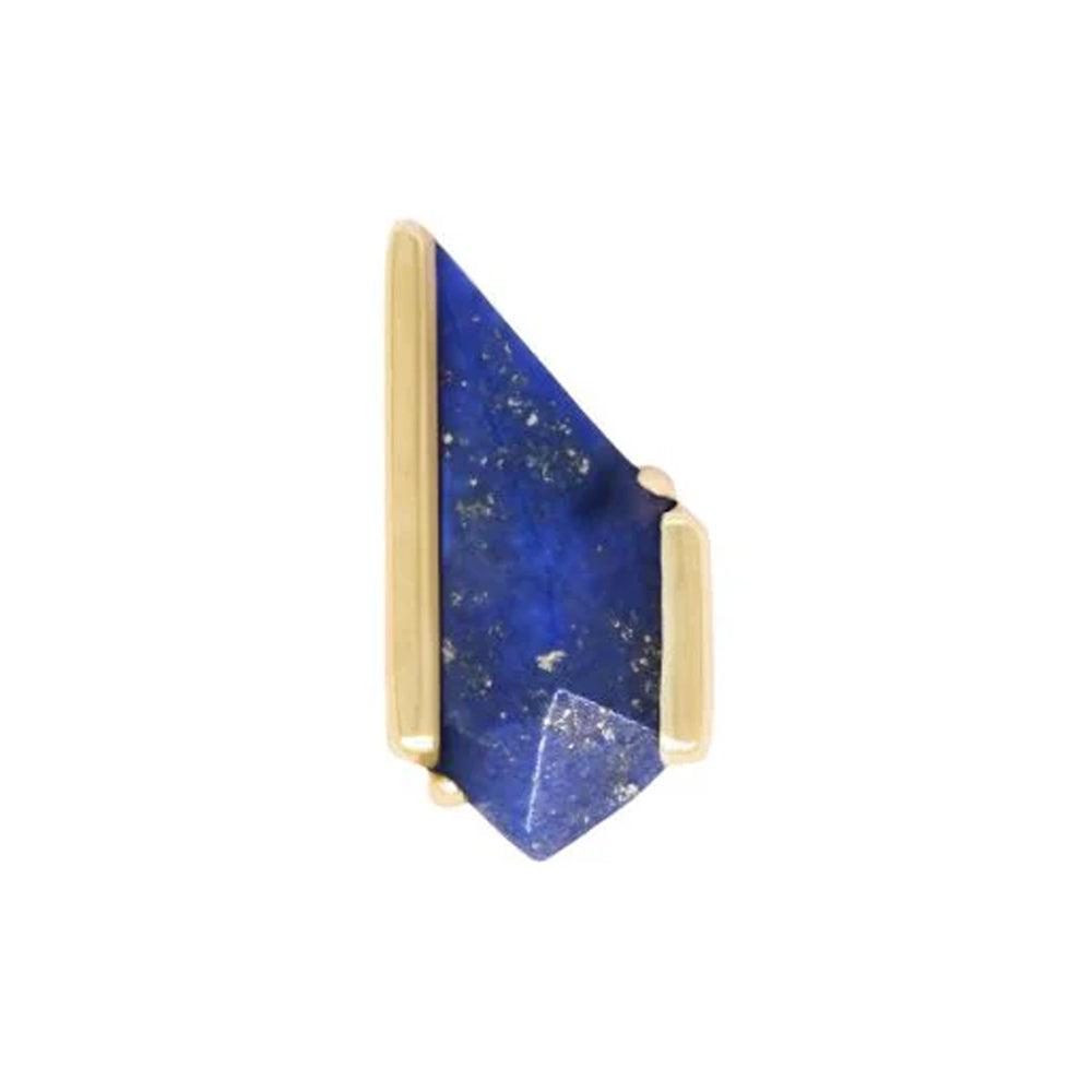 threadless: "Vinyl" End in Gold with Lapis