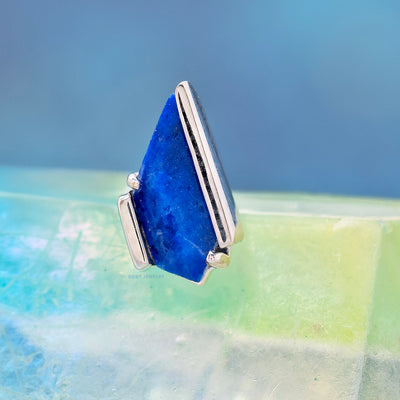 threadless: "Vinyl" End in Gold with Lapis