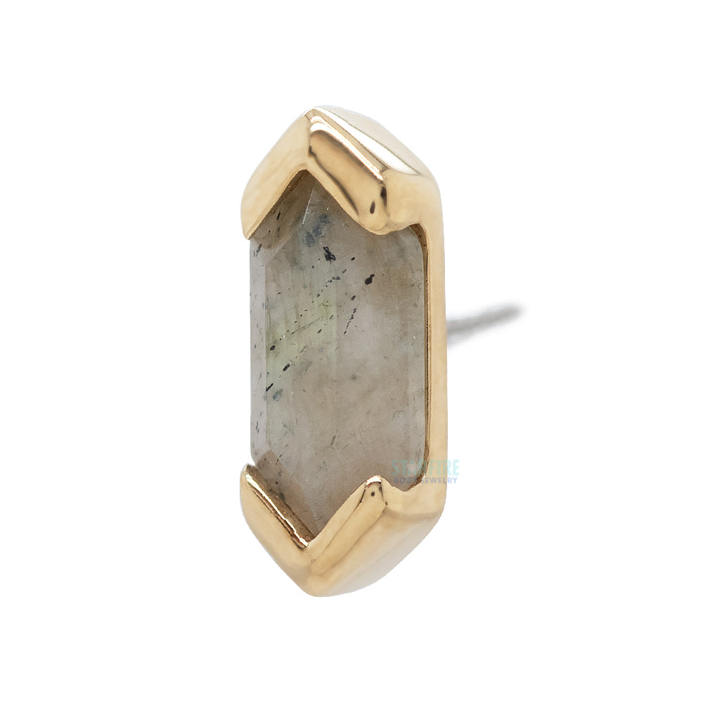 threadless: "Mystic" End in Gold with Labradorite