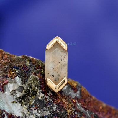 threadless: "Mystic" End in Gold with Labradorite