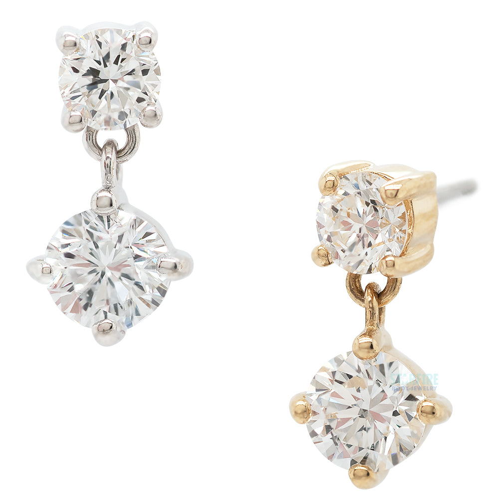 threadless: "Amelia" End in Gold with Gemstones