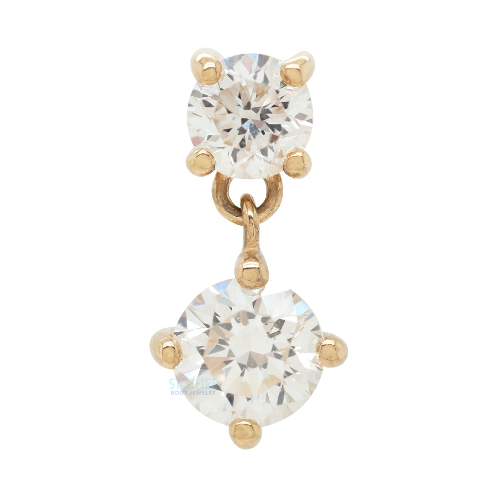 threadless: "Amelia" End in Gold with Gemstones
