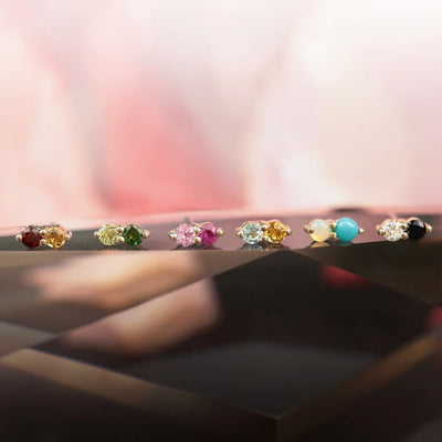 threadless: "Penelope" End in Gold with Gemstones