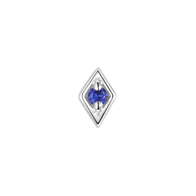 threadless: "Royal" End in Gold with Colored Genuine Gemstones