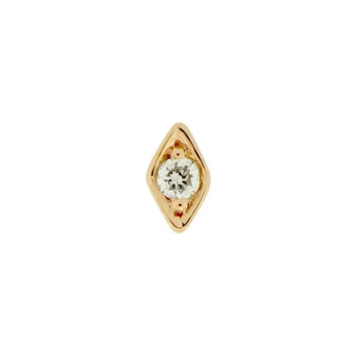 threadless: "Royal" End in Gold with Diamond
