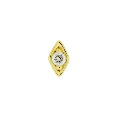 threadless: "Royal" End in Gold with Diamond