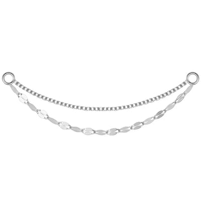 Double Chain Attachment in Gold
