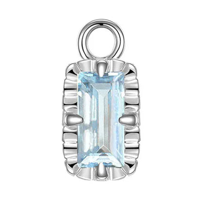 "Becca" Charm in Gold with Genuine Gemstones