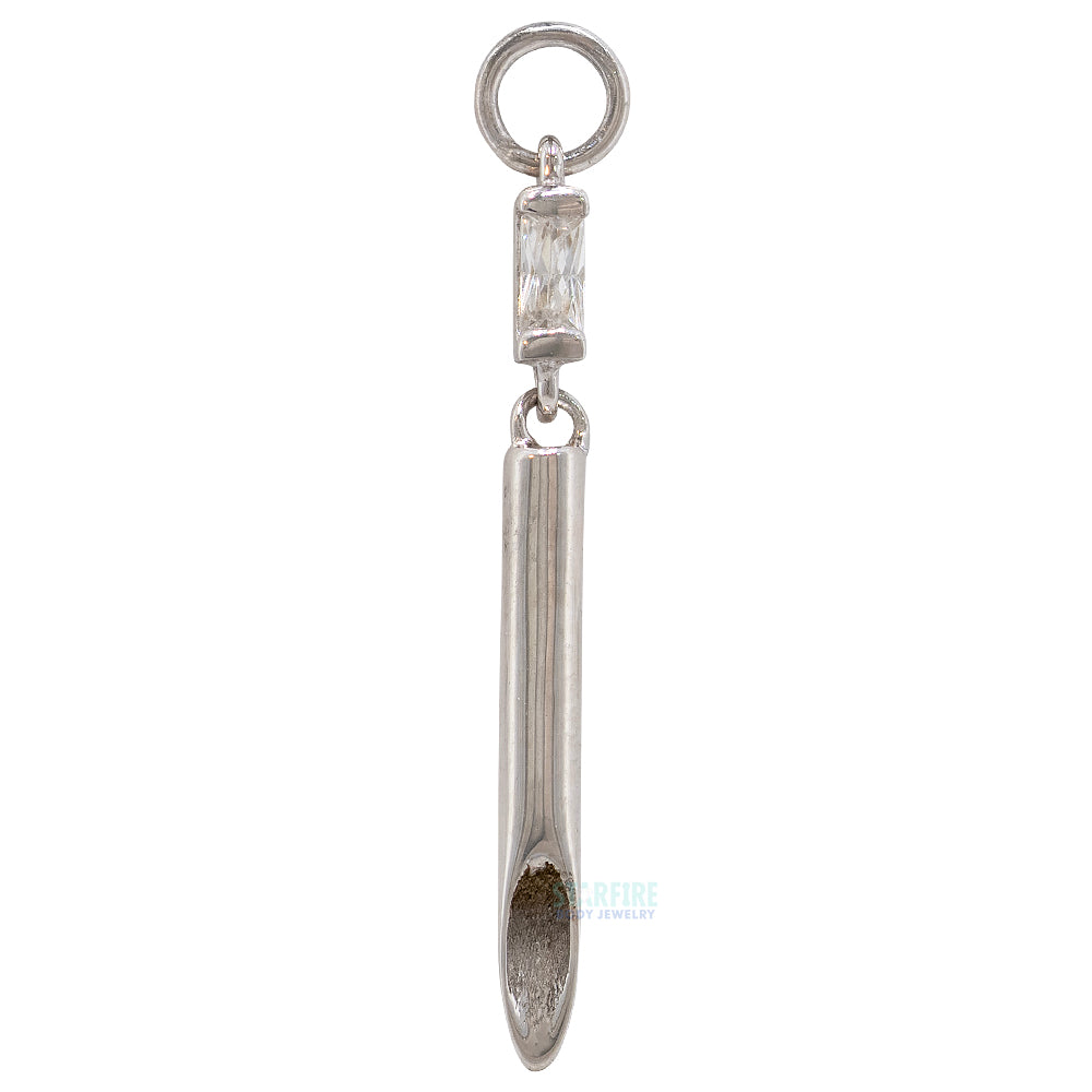 "Kulture" Charm in Gold with CZ