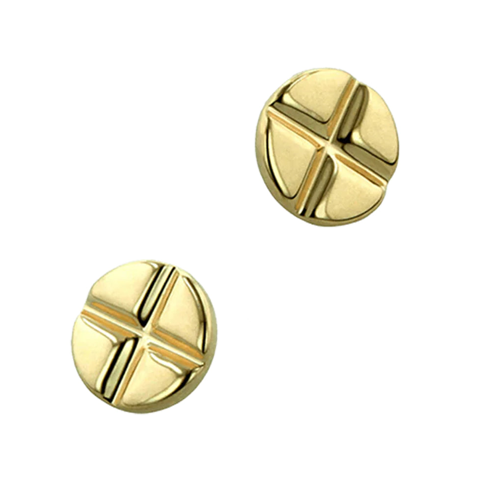 threadless: Phillips Disk End in Gold