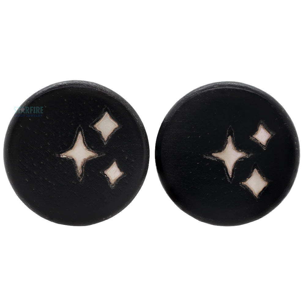 Stardust Wood Inlay Plugs
