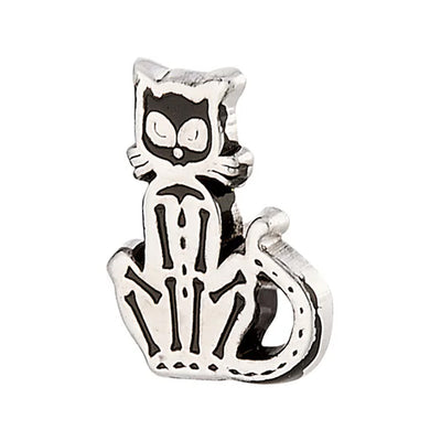 "Skele Cat" Threaded End in Gold