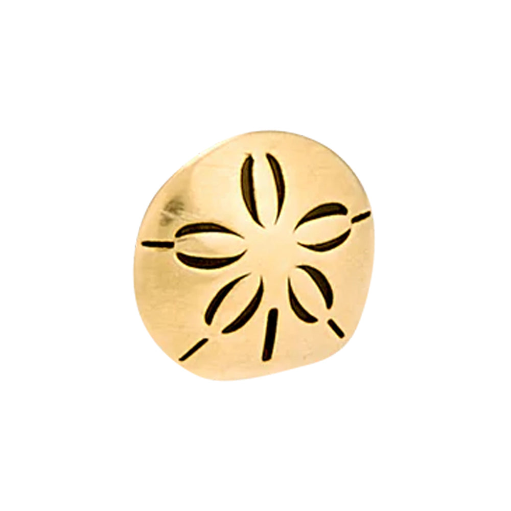 threadless: Sand Dollar End in Gold