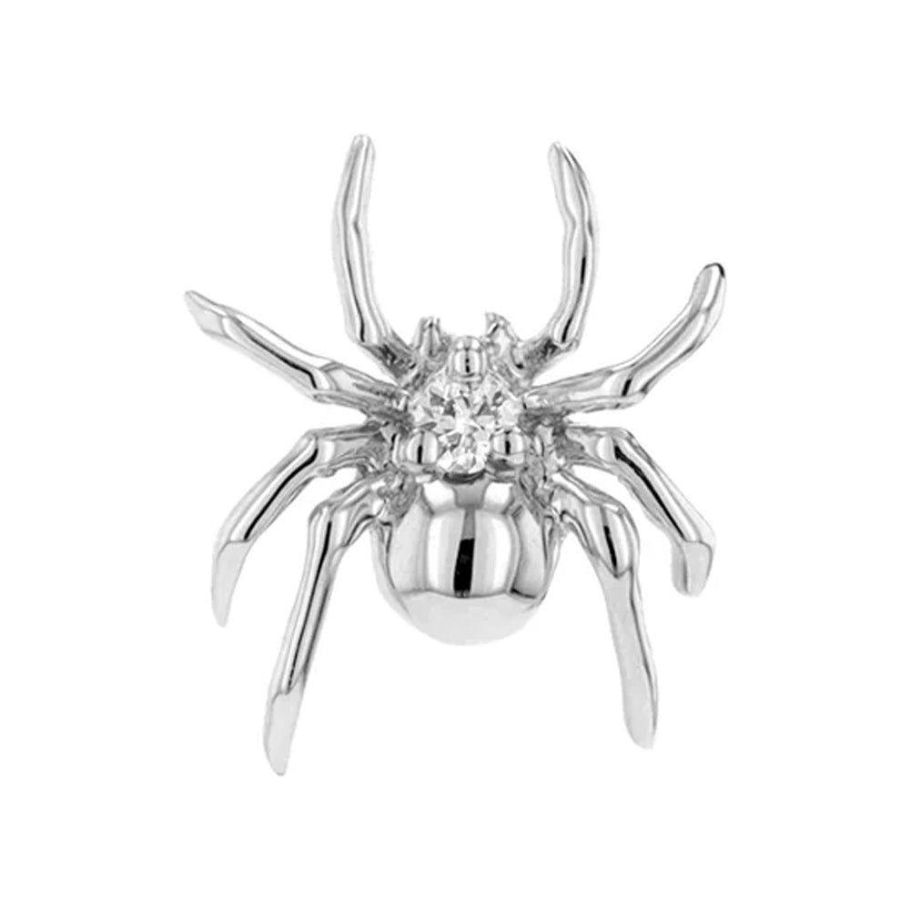 threadless: "Pippa" Spider End in Gold with Genuine Gemstones