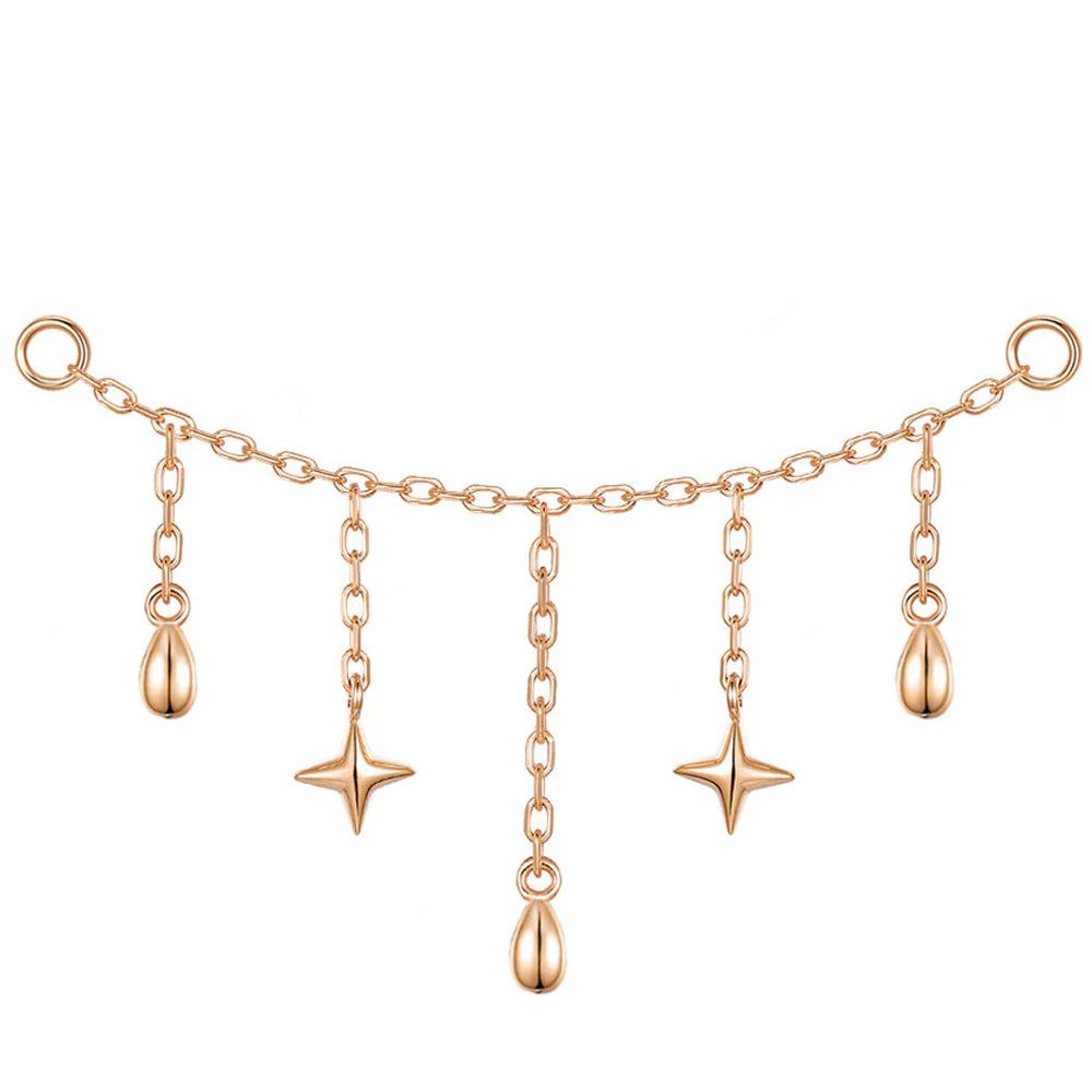 "Vega" Chain Attachment in Gold