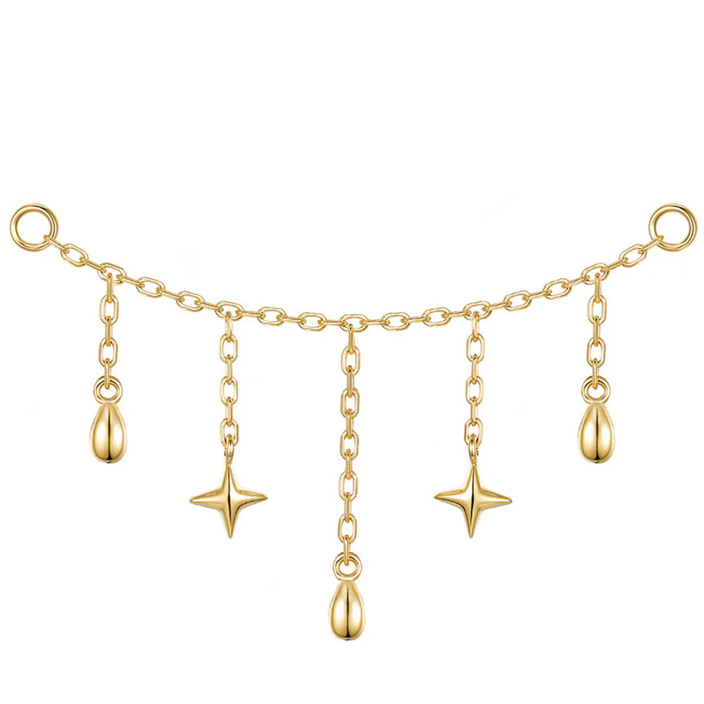"Vega" Chain Attachment in Gold