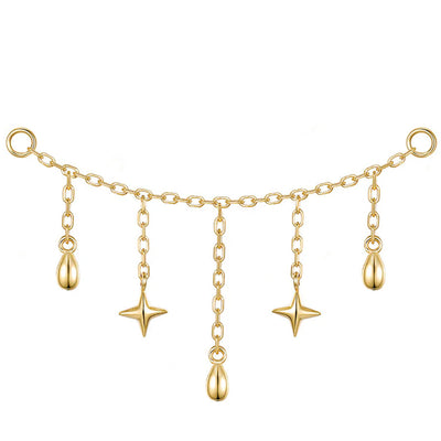 "Vega" Chain Attachment in Gold