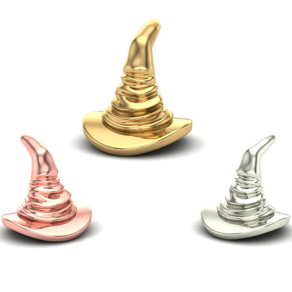 threadless: 3D Witch Hat End in Gold