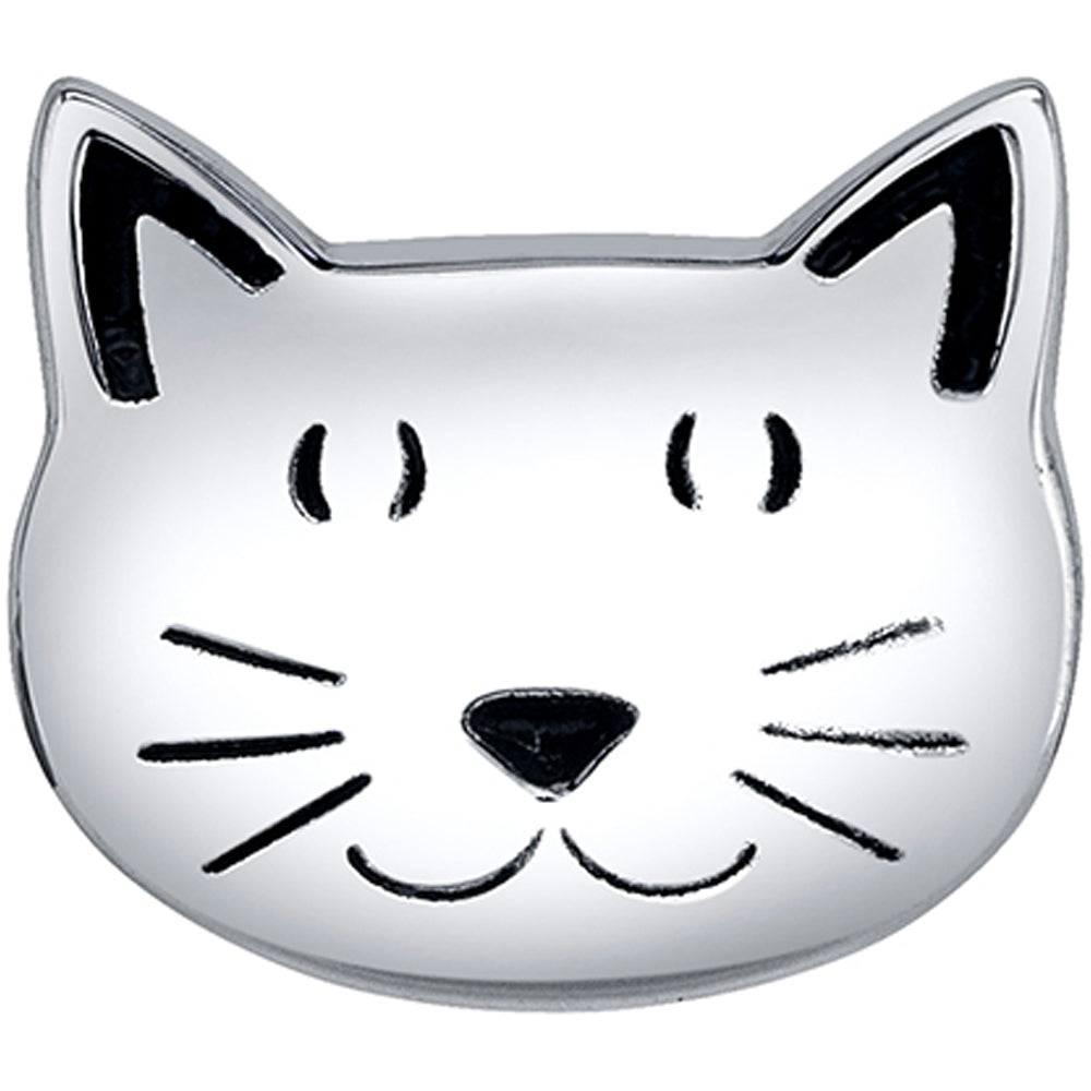 "Sylvia's Cat" Threaded End in Gold & Platinum