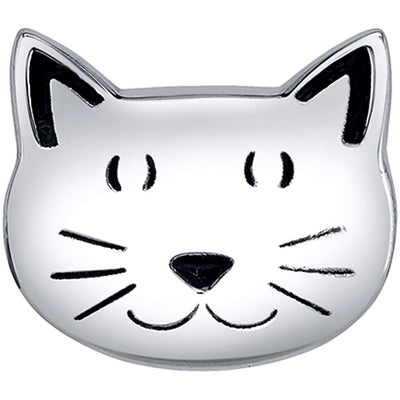 "Sylvia's Cat" Threaded End in Gold & Platinum