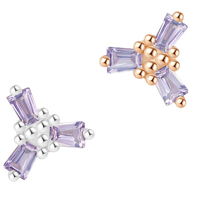 threadless: "Try Me" End in Gold with Tanzanite