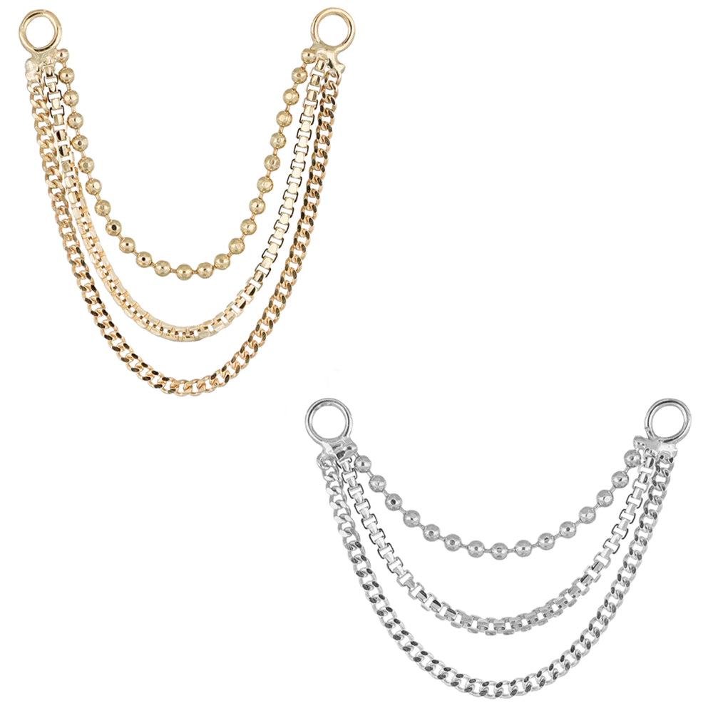 "Riva" Chain Attachment in Gold