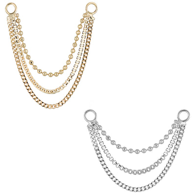 "Riva" Chain Attachment in Gold