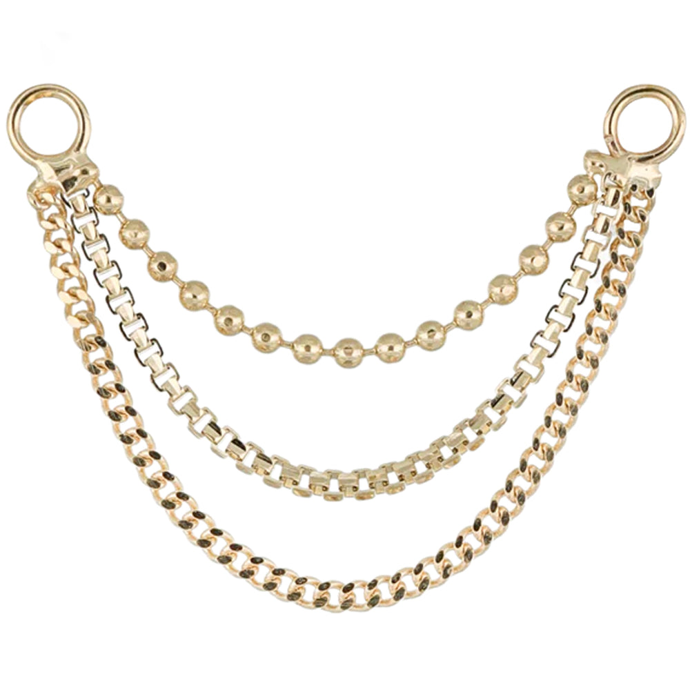 "Riva" Chain Attachment in Gold