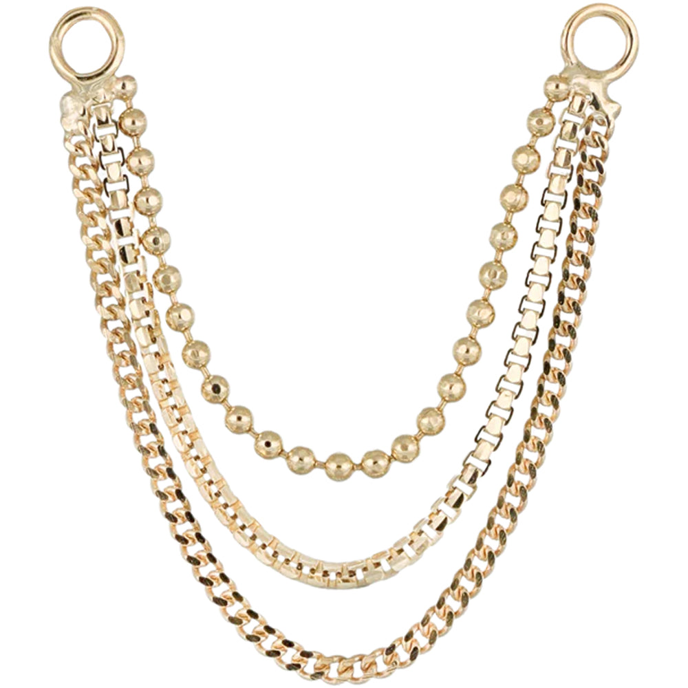 "Riva" Chain Attachment in Gold