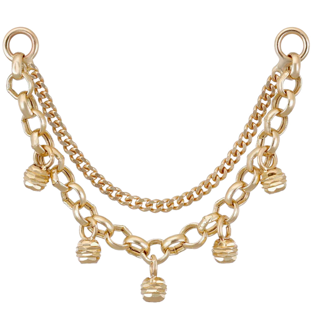 "Dido" Chain Attachment in Gold