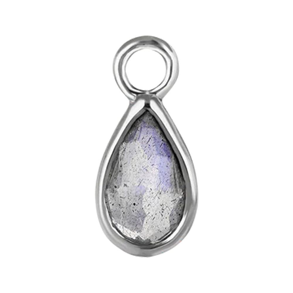 "Solara" Charm in Gold with Gemstone