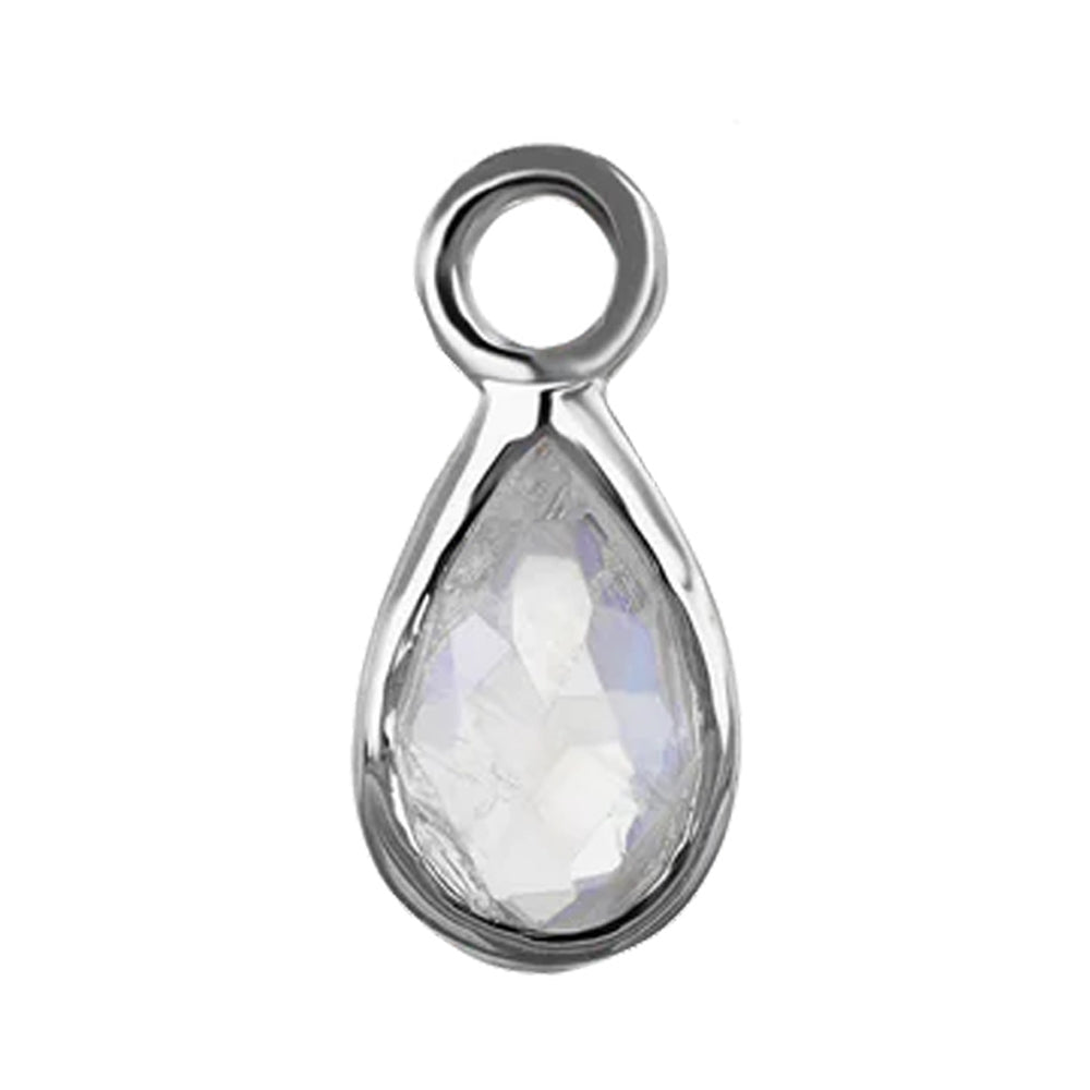 "Solara" Charm in Gold with Gemstone