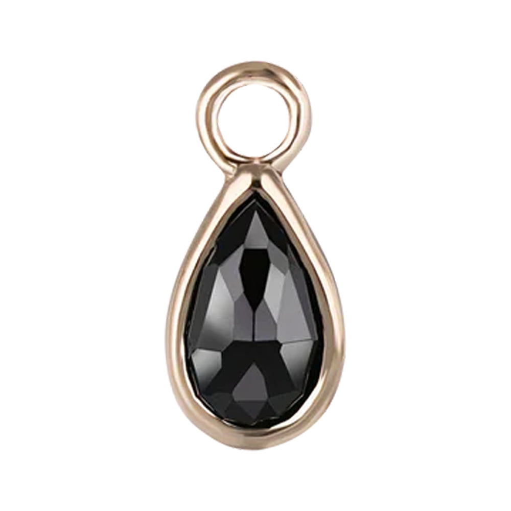 "Solara" Charm in Gold with Gemstone