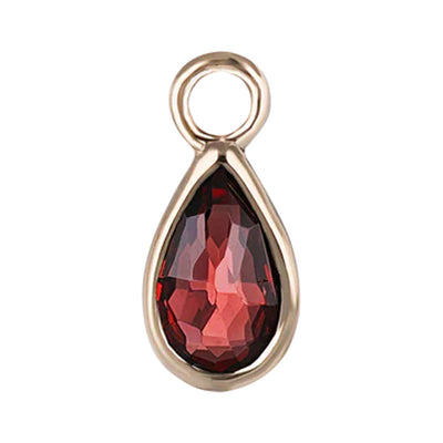 "Solara" Charm in Gold with Gemstone