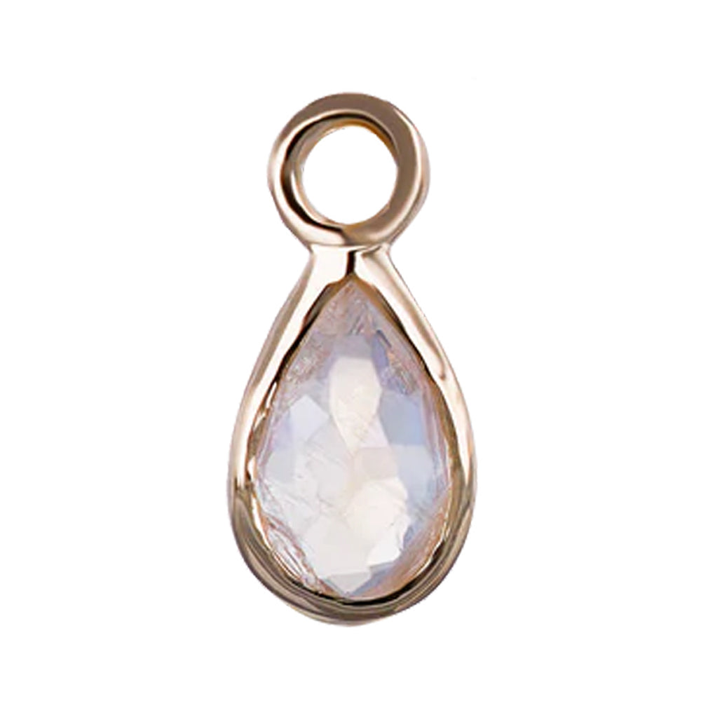 "Solara" Charm in Gold with Gemstone