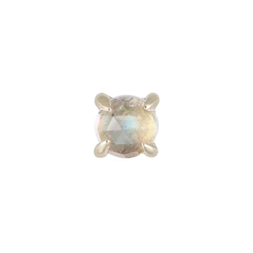 threadless: Rose Cut Gemstone End in Gold