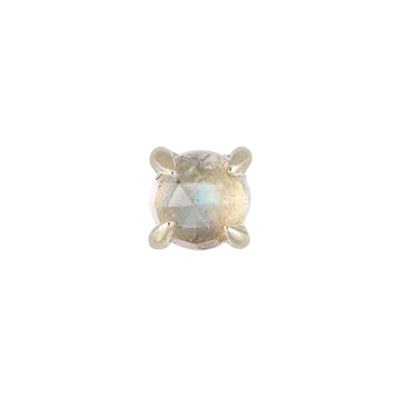 threadless: Rose Cut Gemstone End in Gold
