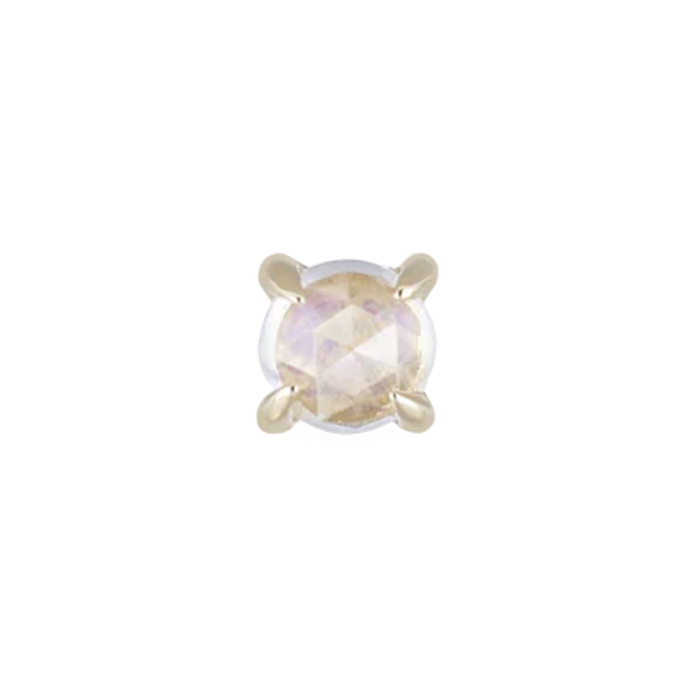 threadless: Rose Cut Gemstone End in Gold