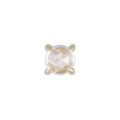 threadless: Rose Cut Gemstone End in Gold