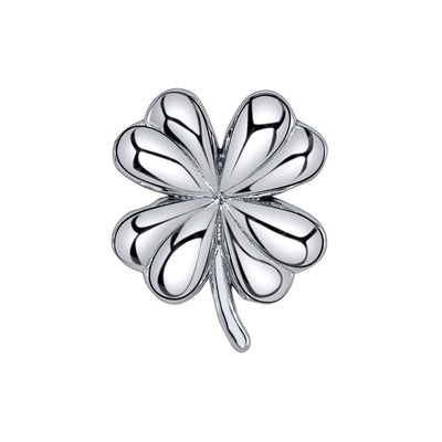 Clover Threaded End in Gold & Platinum