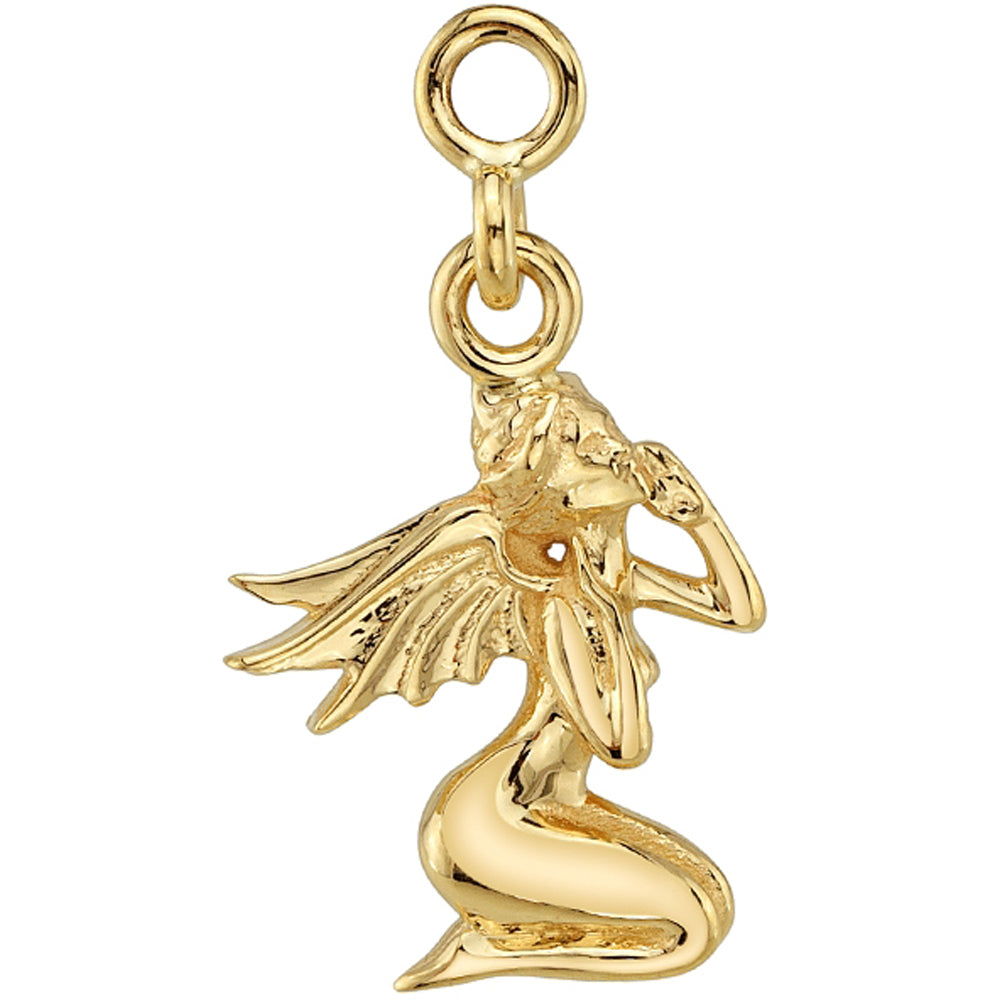 "Devil on my Shoulder" Charm in Gold & Platinum