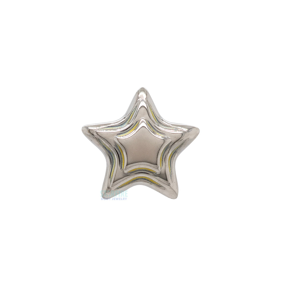 threadless: Titanium Tiered Star End