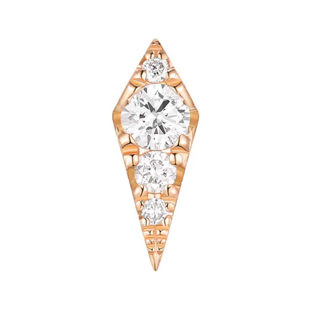 threadless: "Blade" End in Gold with Diamonds