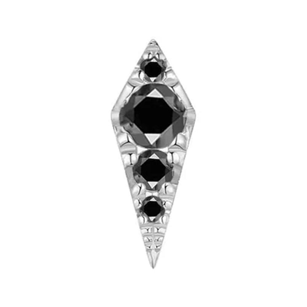 threadless: "Blade" End in Gold with Diamonds